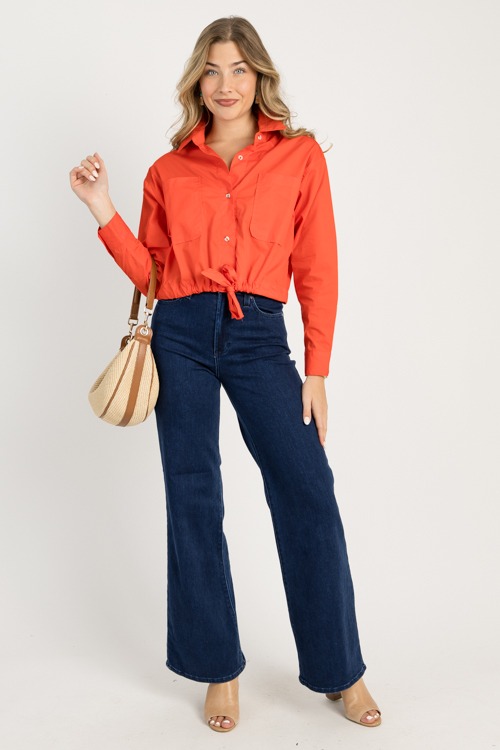 Tie Hem Shirt, Tomato Red - 0916-39.jpg
