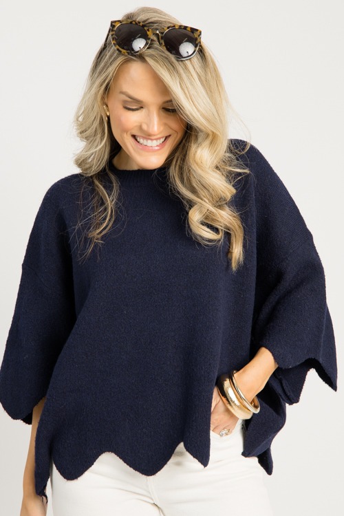 Wavy Trim Sweater, Navy - 0917-49p.jpg