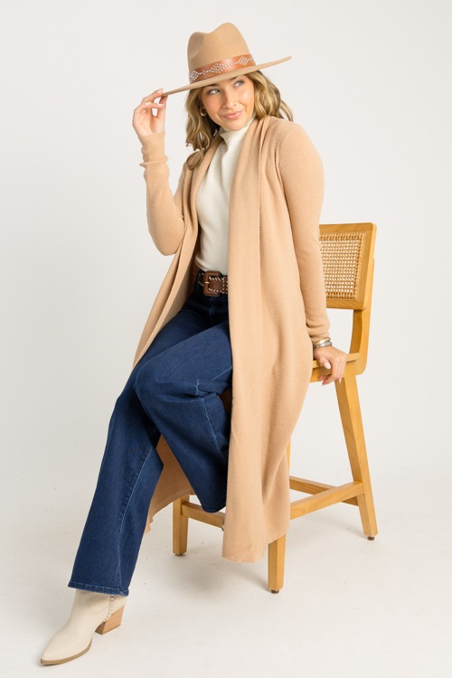 Waffle Knit Long Cardigan, Came - 0917-81.jpg