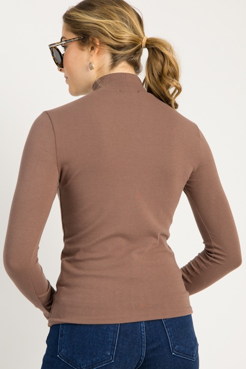 Marlena Mock Neck Top, Brown - 0918-56.jpg
