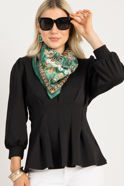 Knit Flare Top, Black - 0922-42p.jpg