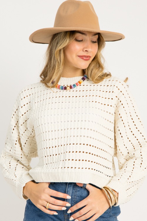 Chenille Pointelle Sweater, Cre - 0923-87.jpg