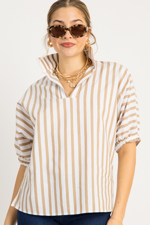 Sloan Top, Brown Ten Stripe - 0929-108p.jpg
