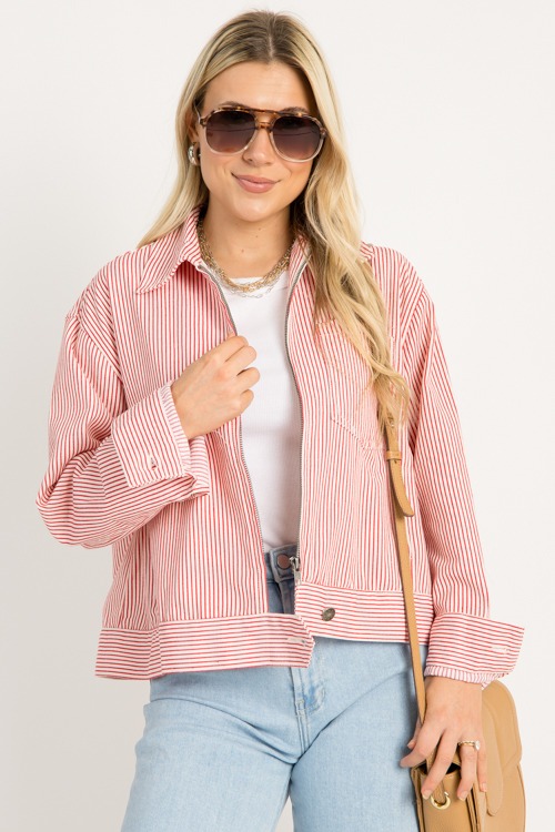 Striped Zip Jacket, Cherry Red - 0929-89p.jpg