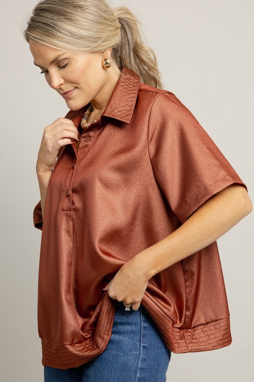 Shimmering Collared Shirt, Brown - 1001-32.jpg