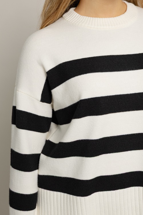 Ava Stripe Sweater, Cream/Black - 1001-74.jpg