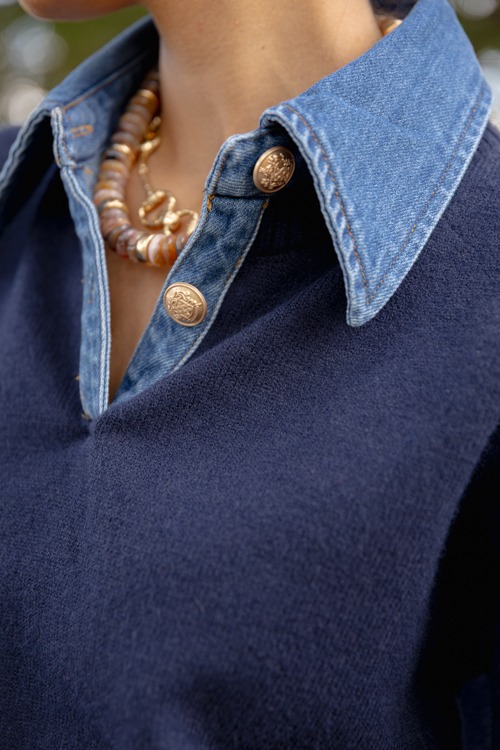 Denim Contrast Sweater, Navy - 1002-120.jpg
