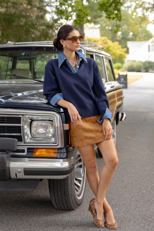 Denim Contrast Sweater, Navy - 1002-125h.jpg