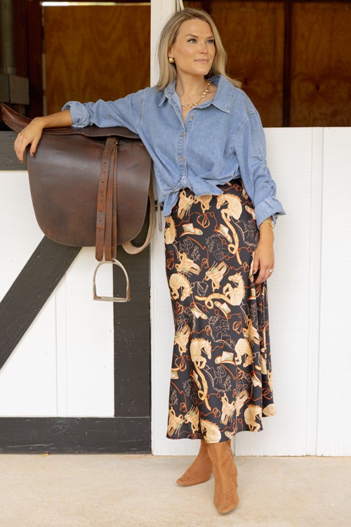 Equestrian Satin Maxi Skirt, Black - 1002-136.jpg