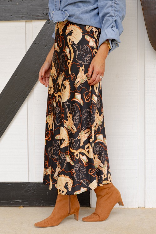 Equestrian Satin Maxi Skirt, Black - 1002-152.jpg