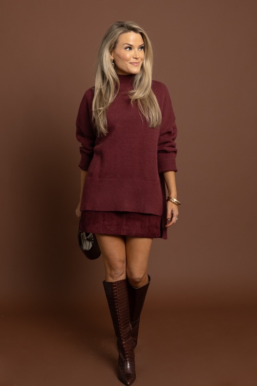 Tia Mock Neck Sweater, Cherry - 1002-197p.jpg