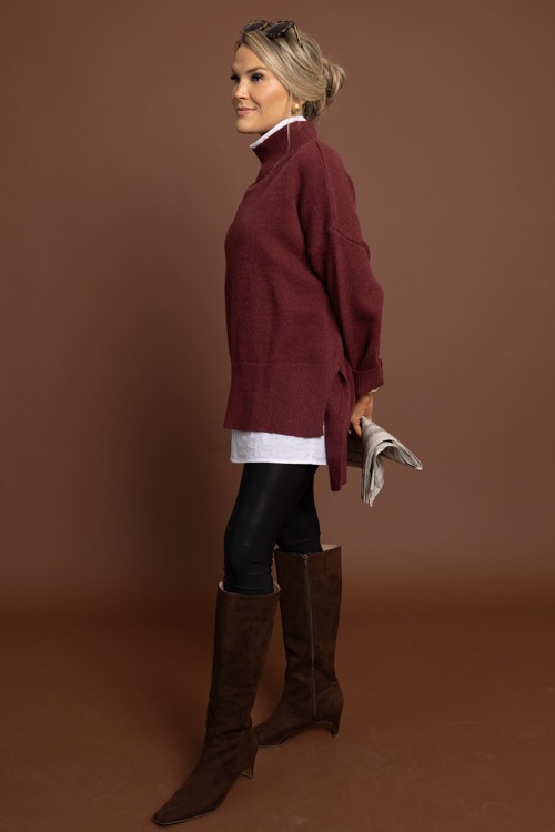 Tia Mock Neck Sweater, Cherry - 1002-201.jpg