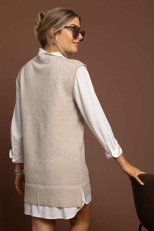 The Layered Look Dress, Beige/Cream - 1002-249.jpg