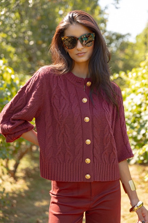 Wynona Cable Cardigan, Burgundy - 1002-75.jpg