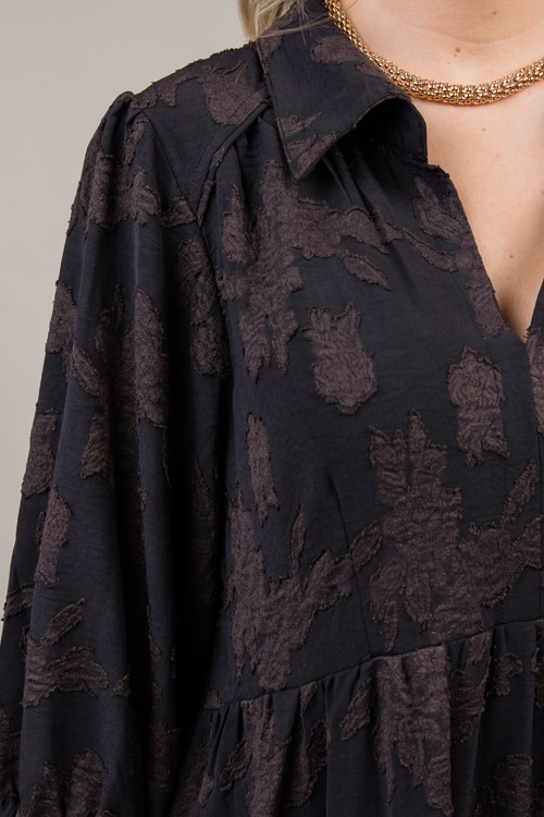 Jasmine Jacquard Maxi, Black - 1003-18h.jpg