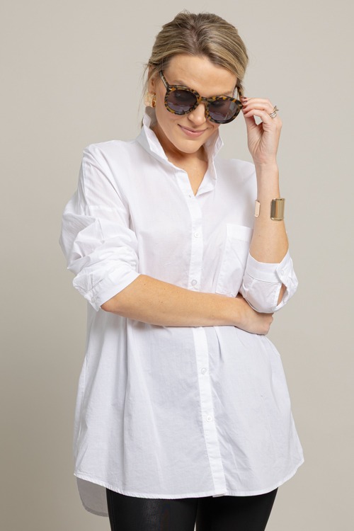 Effortless Button Down, Off White - 1006-126p.jpg