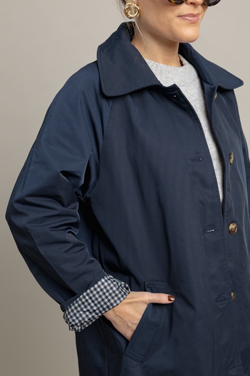 Checking In Trench Coat, Navy - 1006-145h.jpg