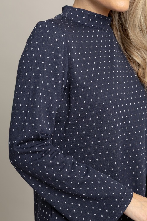 Polka Dot Knit Dress - 1006-161h.jpg