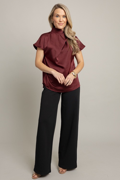Double Crossed Blouse, Wine - 1007-146.jpg