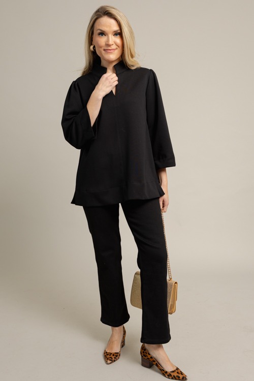 Polished Knit Top, Black - 1008-100.jpg