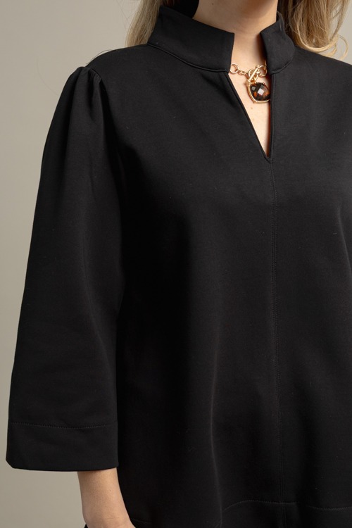 Polished Knit Top, Black - 1008-104.jpg