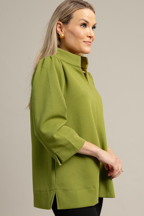 Polished Knit Top, Olive - 1008-63.jpg