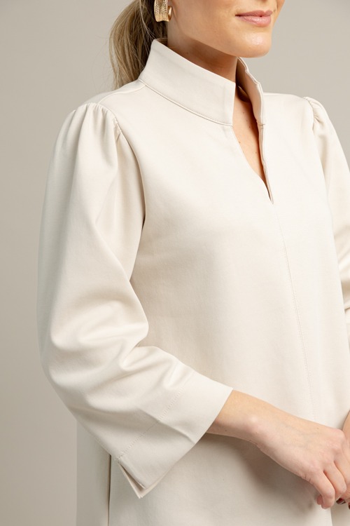 Polished Knit Top, Cream - 1008-89p.jpg