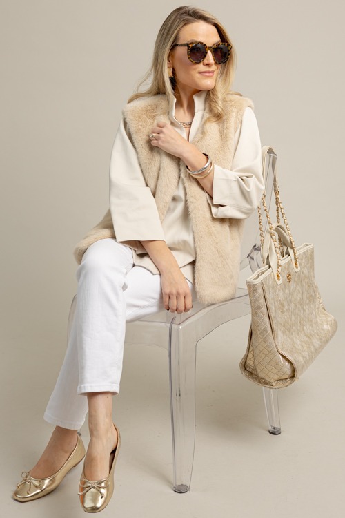 Polished Knit Top, Cream - 1008-96p.jpg