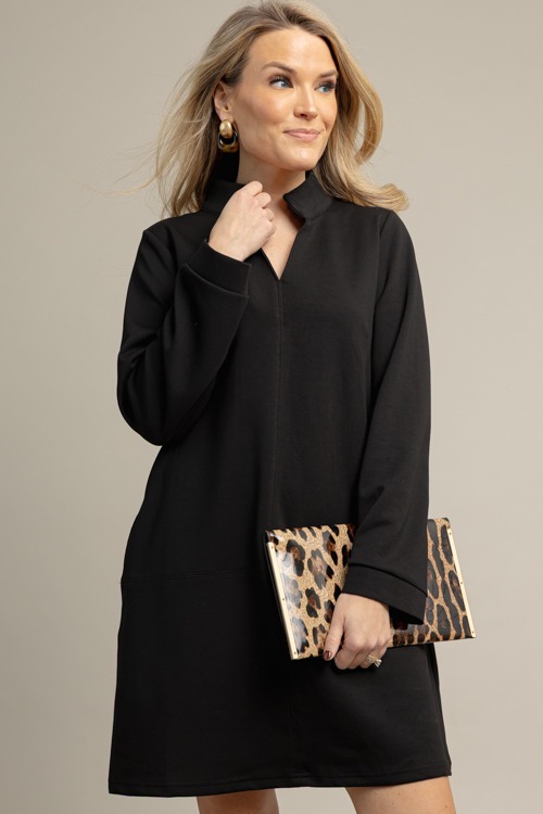 Sayla Knit Dress, Black - 1009-94h.jpg