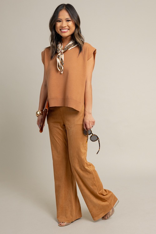 Suede Side Pocket Pants, Camel - 1010-56.jpg