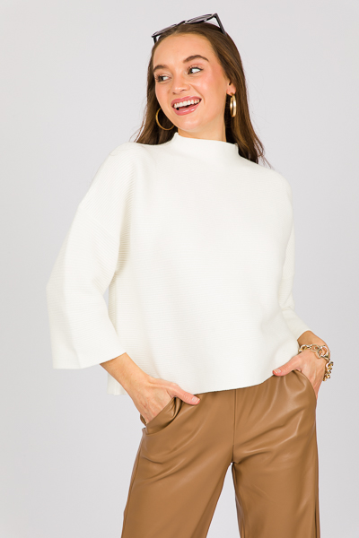 The Mattie Sweater, Ivory
