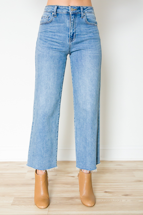 Vivi Wide Leg Jeans, Medium
