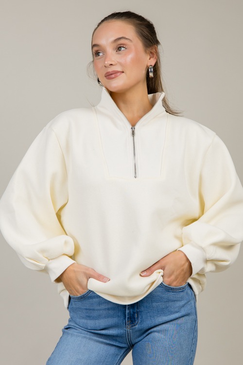 Cuddle Bug Half Zip, Cream - 1118-84.jpg