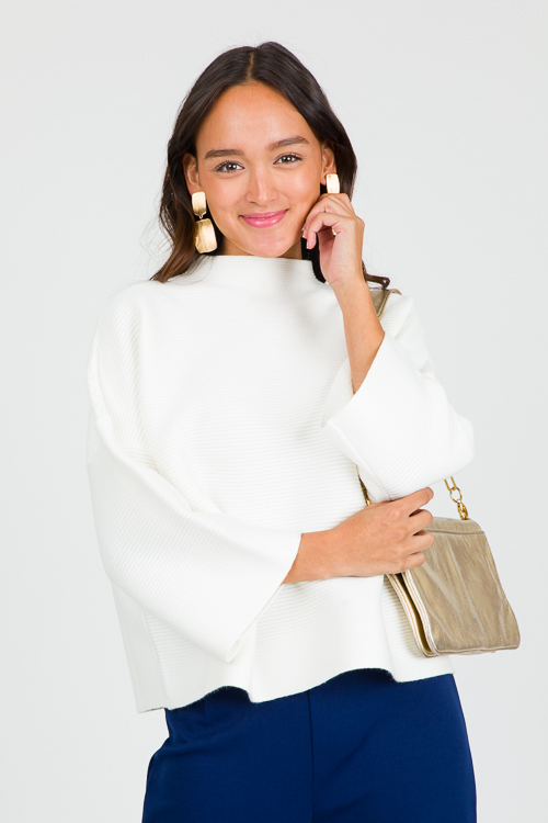The Mattie Sweater, Ivory