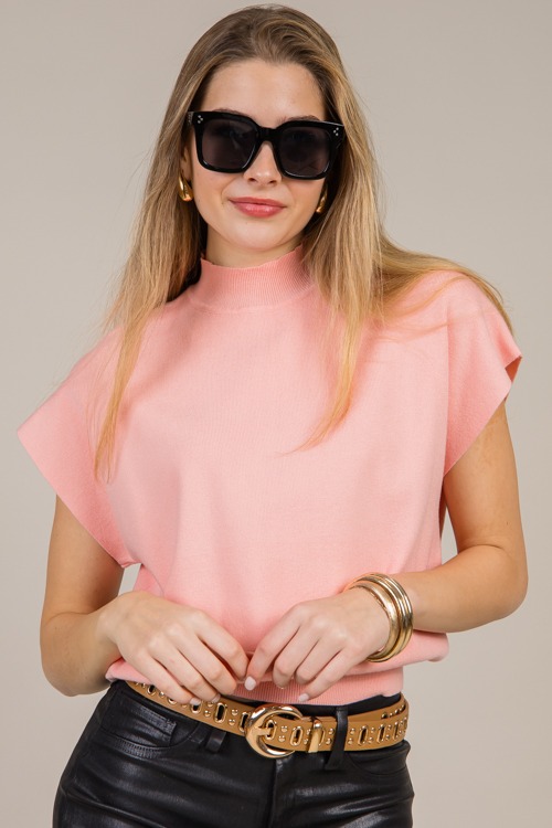 Indy Short Sleeve Sweater, Apricot - 1216-18p.jpg