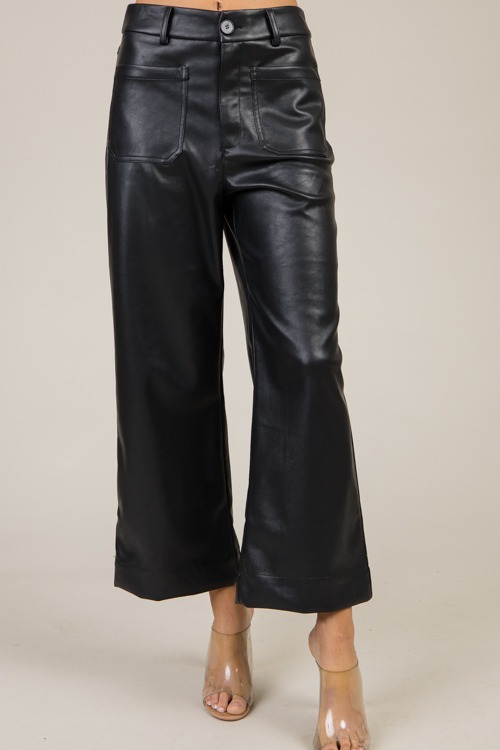 Patch Pocket Leather Pants, Black - 1217-31.jpg