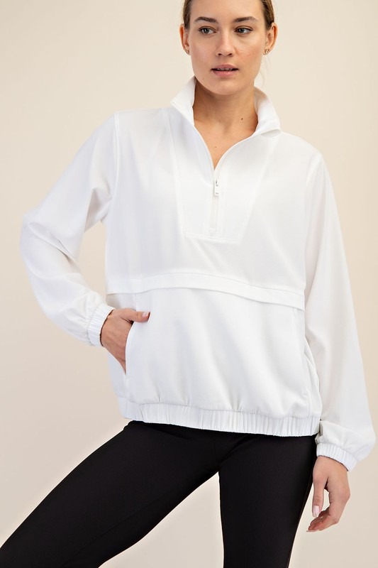 Stay Moving Zip Pullover, Ivory - 132bf947-686a-4dc3-8e0a-7855e6083c91.jpg