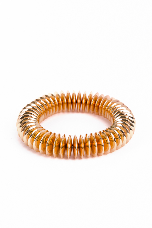 Gold Disc Bracelet