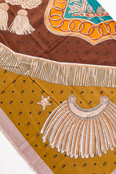 Lillian Statement Scarf, Brick