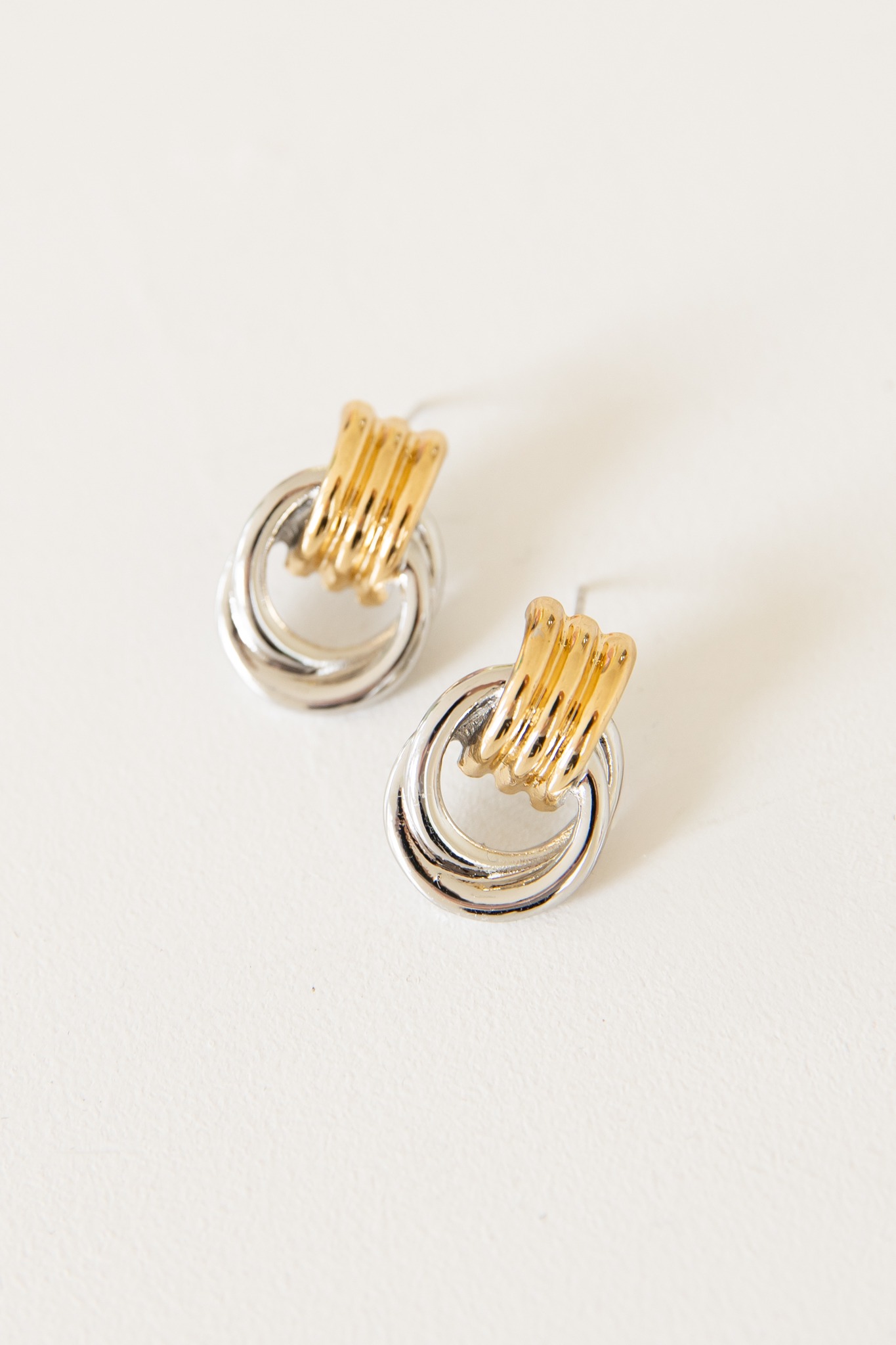 Mixed Metals Door Knocker Earring - 4K7A3355.jpg