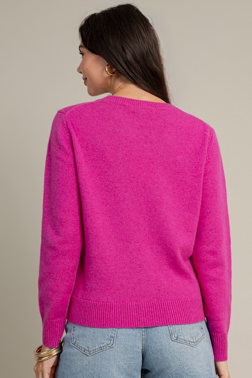 Floral Embroidery Sweater, Magenta - 4K7A3881.jpg