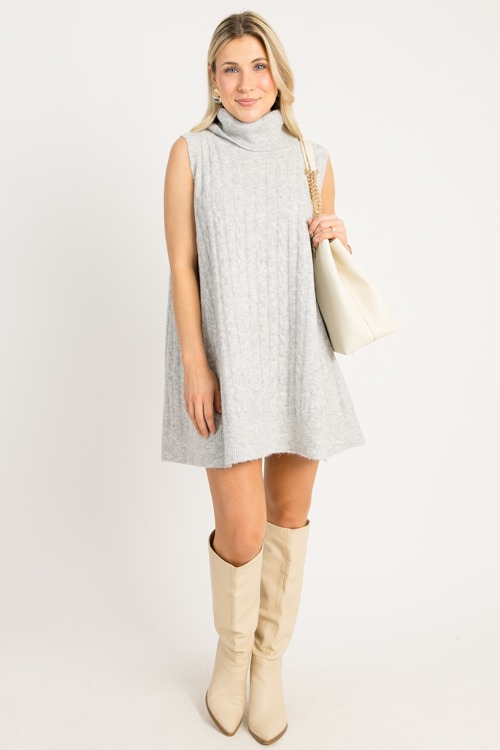 Cable Knit Sweater Tunic, H. Grey - 4K7A4306.jpg