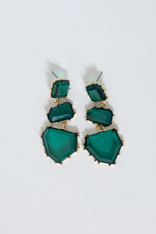 Gemstone Dangle Earring, Green - 4K7A4368.jpg