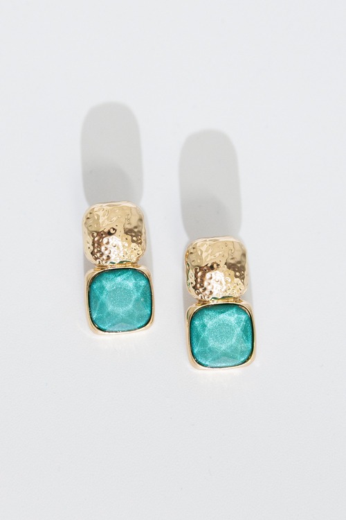 Gemma Stone Earring, Light Green - 4K7A4412.jpg