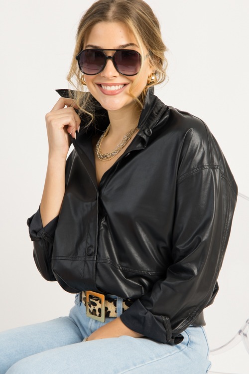 Davina Leather Shirt, Black - 4K7A4838.jpg