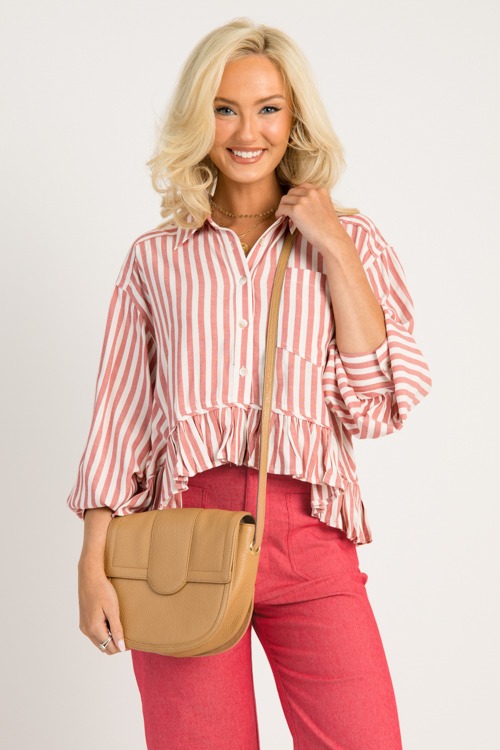 Ruffle Hem Stripe Shirt, Red - 4K7A5720-Edit.jpg