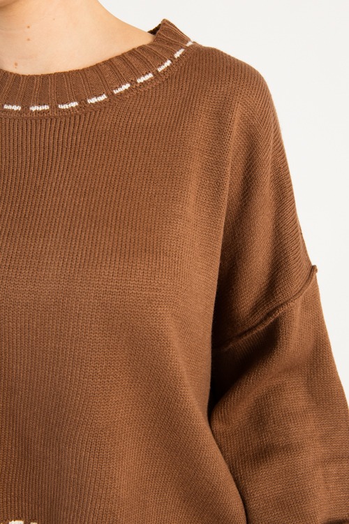 Dotted Line Sweater, Brown - 4K7A6017.jpg