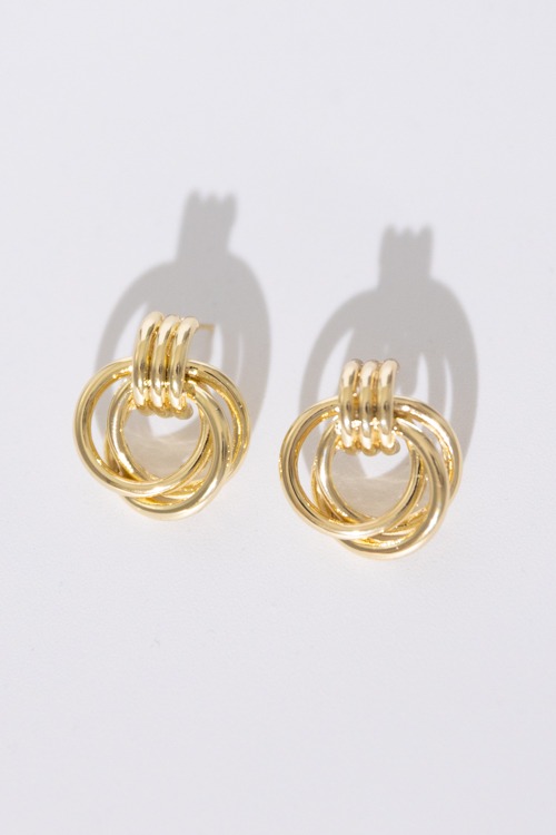 Ariana Door Knocker Earring, Gold - 4K7A6111.jpg