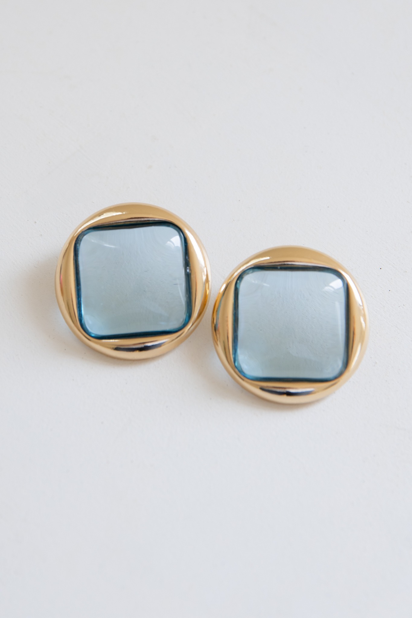 Geometric Stone Ear, Aqua - 4K7A6745.jpg