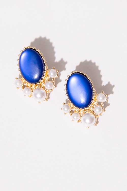 Antique Oval & Pearl Earring, Royal - 4K7A7094.jpg